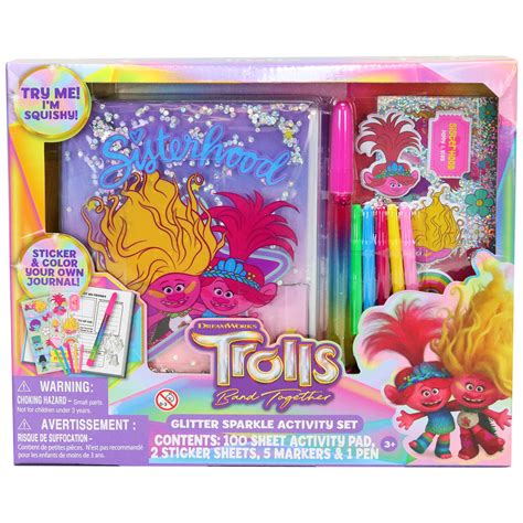 Trolls Glitter Sparkle Activity Set | Camp