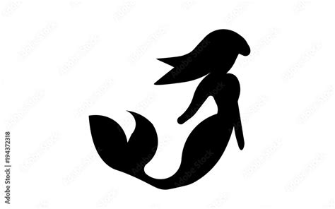 Mermaid Silhouette Images Clipart