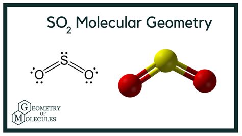 SO2 Molecular Geometry,Shape and Bond Angles (Sulfur Dioxide)