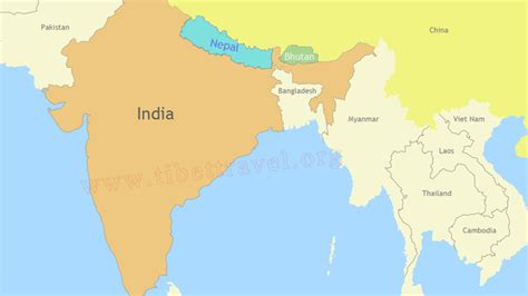 Map Of India Nepal And Bhutan Maps Of The World | Images and Photos finder