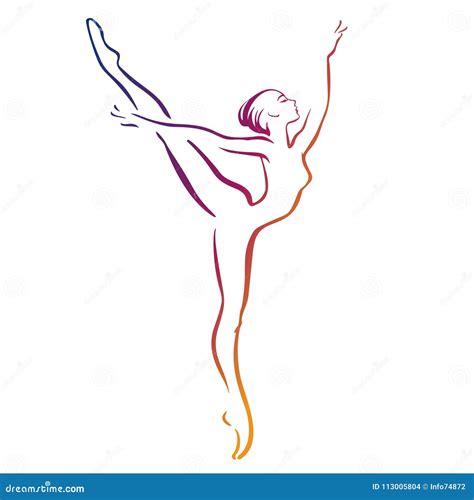 Ballerinas Silhouettes. Illustration Stock Illustration - Illustration ...