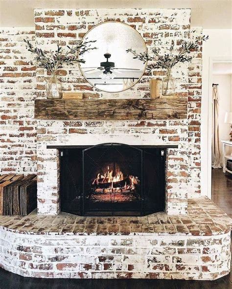 36 Beautiful Modern Farmhouse Fireplace Ideas You Must Have - HMDCRTN