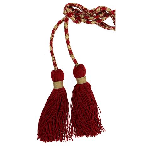 Alb cincture, red and gold color | online sales on HOLYART.com