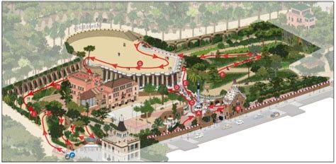 Park Guell walking route map | Park güell, Barcelona city tour, Walking ...