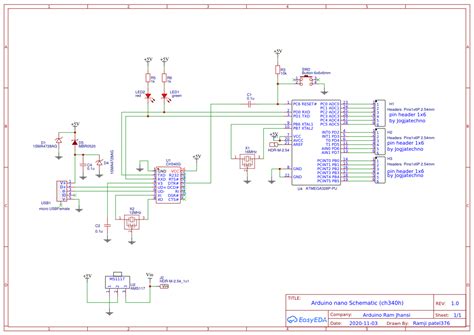 Arduino Nano Schematic Ch340 Pdf - Creativeal