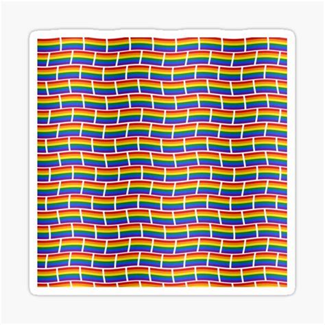 "Rainbow flag wallpaper" Sticker for Sale by stuwdamdorp | Redbubble