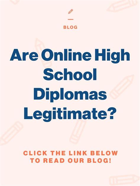 Are Online High School Diplomas Legitimate? | Online high school, High ...