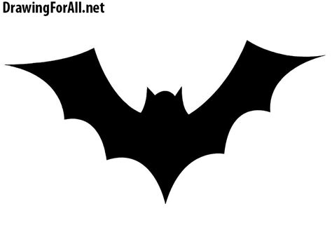 How to Draw a Bat for Halloween | Easy halloween drawings, Draw a bat ...