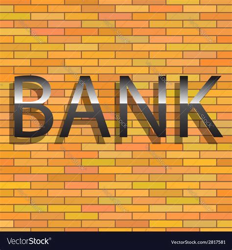 Bank sign Royalty Free Vector Image - VectorStock