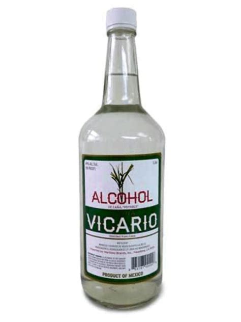 Vicario 98 Proof Sugar Cane Alcohol 1L | Del Mesa Liquor