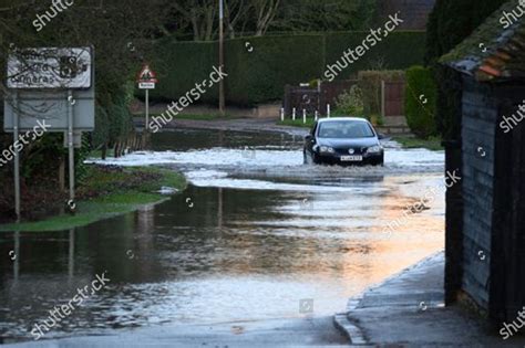 Great Ouse River Flooding Great Barford Editorial Stock Photo - Stock ...