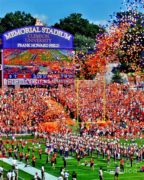 Clemson Tigers Memorial Stadium Photograph by Jeff McJunkin - Fine Art ...