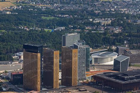 European Court of Justice aerial view – Stock Images Luxembourg