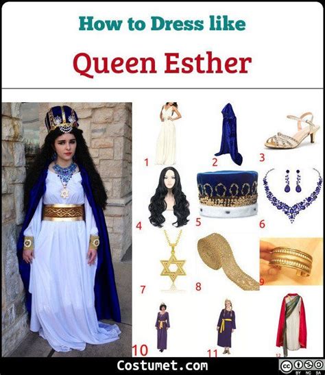 Queen Esther Costume for Cosplay & Halloween | Queen esther costume ...