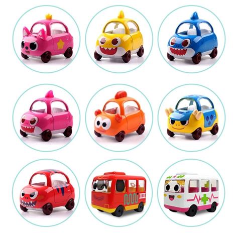 Pinkfong Babyshark * Mini Diecast Metal Toy Car Kamicar Korean Toy 10 ...