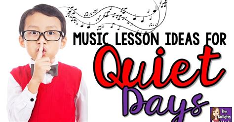 Mrs. King's Music Class: Music Lesson Ideas for Quiet Days