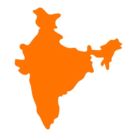 India map on white background 4710708 Vector Art at Vecteezy