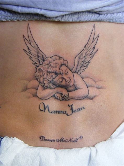 angel-tattoos-18 Angel Back Tattoo, Angel Tattoo For Women, Baby Angel ...