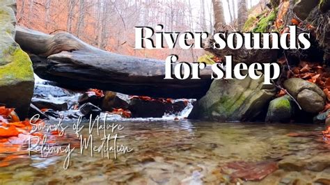 RELAXING RIVER SOUND Beautiful mountain river Relaxing nature - YouTube