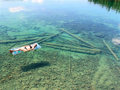 The Crystal-Clear Water, Flathead Lake in Montana