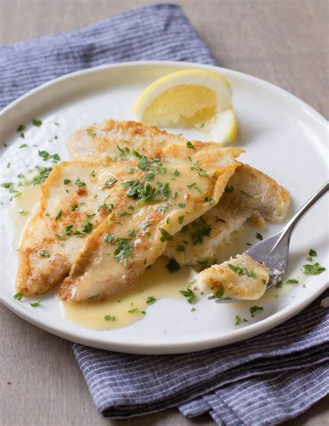 Fillet of Sole with Lemon-Wine Pan Sauce / Jill Silverman Hough ...