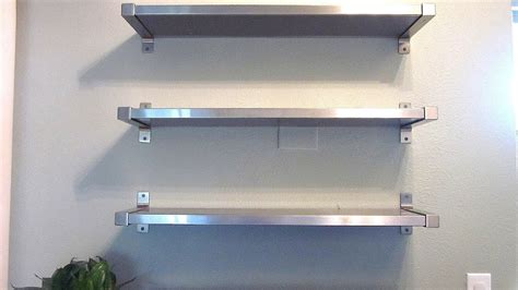 Stainless Steel Shelf Wall Mounted - Steel Choices