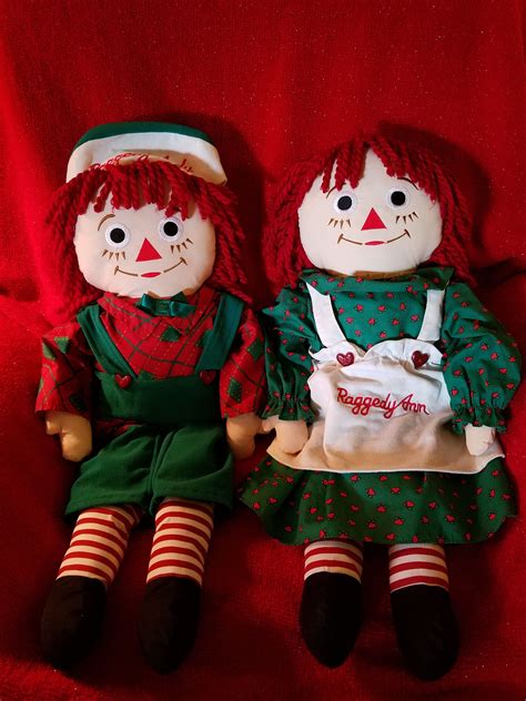 Vintage Raggedy Ann and Andy Dolls | Etsy | Raggedy ann and andy ...