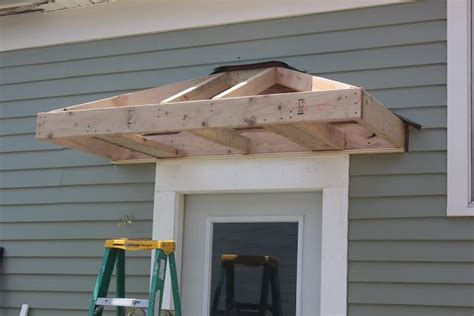 Backyard Awning: How To Make A Wooden Awning Frame