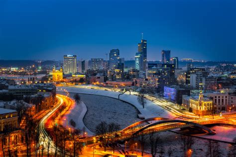 Vilnius Skyline | Lithuania - Fine Art Photography by Nico Trinkhaus