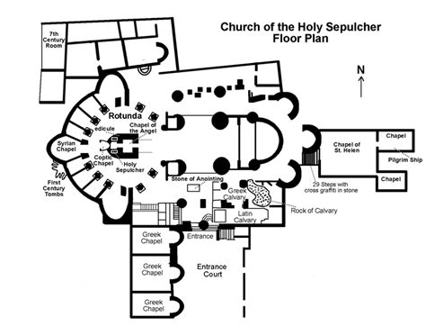 Church Of The Holy Sepulchre Map