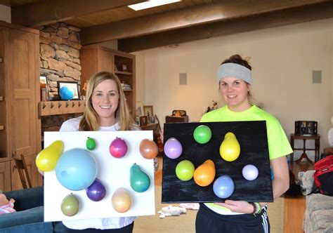 Painting with Balloons and Darts