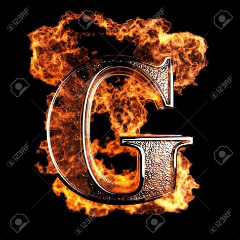 Typography - Burning Alphabet - Letter G | Design de cartaz, Estampas ...