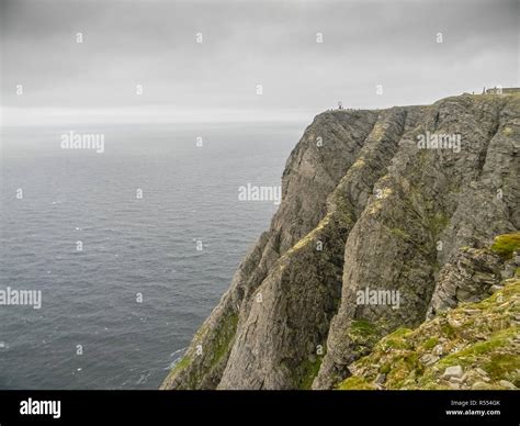 Cliff of the North Cape, Norway Stock Photo - Alamy