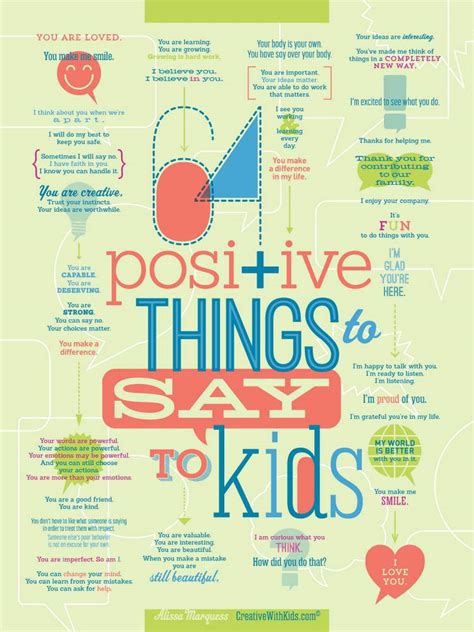 Positive Things to Say to Kids: Encouraging Words for Kids - Jersey Village