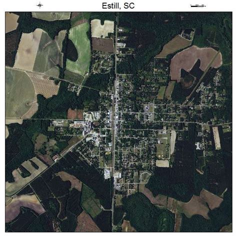 Aerial Photography Map of Estill, SC South Carolina