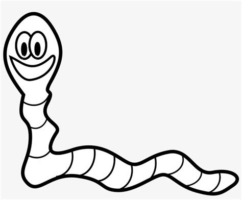 Download Worm Drawing At Getdrawings - Black And White Worm Clipart PNG ...