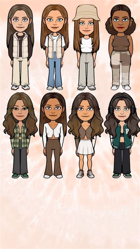 #aesthetic #bitmoji Fall Bitmoji Outfits, Bitmoji Snap, Cute Snapchat ...