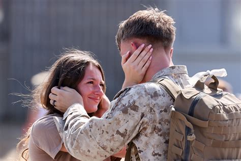 U.S. Marines whose comrades died defending Kabul airport return home ...