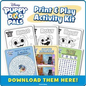 Free Puppy Dog Pals Printable Activities – SKGaleana