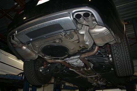 Audi S6 exhaust install. - Autobahn Performance Inc.