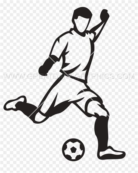 Soccer Player Kicking Ball - Soccer Player Kicking Ball - Free ...