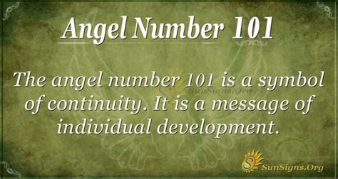 Angel Number 101 Meaning: Symbol Of Prosperity - SunSigns.Org