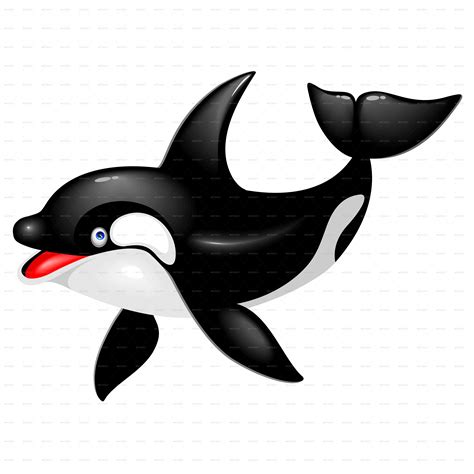 Killer Whales Attack Baby Whale Clipart