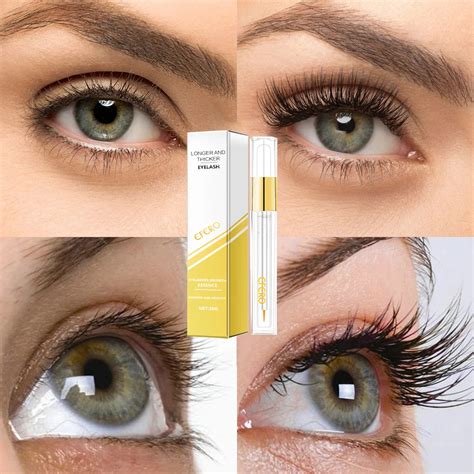 EFERO Eyelash Enhancer Serum Eyelash Growth Treatment Serum Eyelashes ...