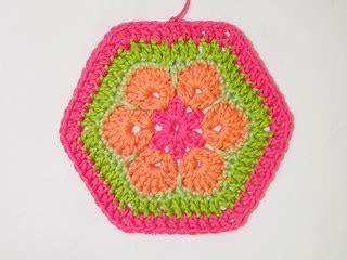 Ravelry: African Flower Hexagon Crochet Tutorial pattern by Heidi Bears