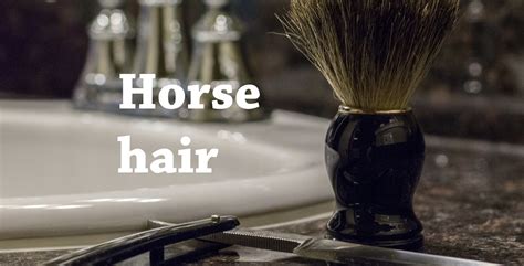 A horse shaving brush – The Scent Company