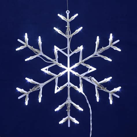 Vickerman 35 Light LED Snowflake Window Decor 16-16" - Walmart.com ...