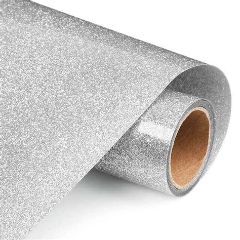 Silver Glitter HTV - Premium Puff Vinyl | Heat Transfers Vinyl Wholesale