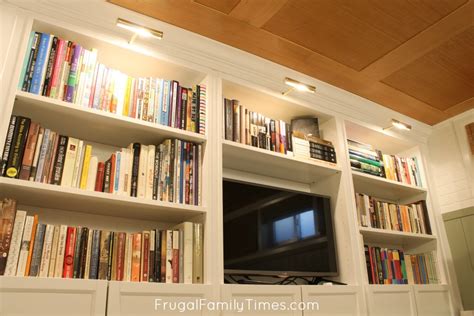 How to Add Bookcase Lighting to Any Bookshelf (without an Electrician ...