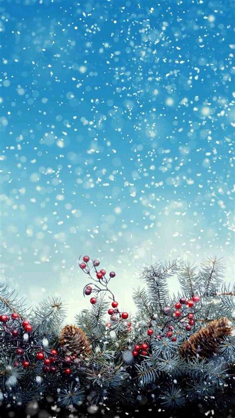 Christmas Lights Snow Wallpaper Iphone - Best Iphone Wallpaper HD